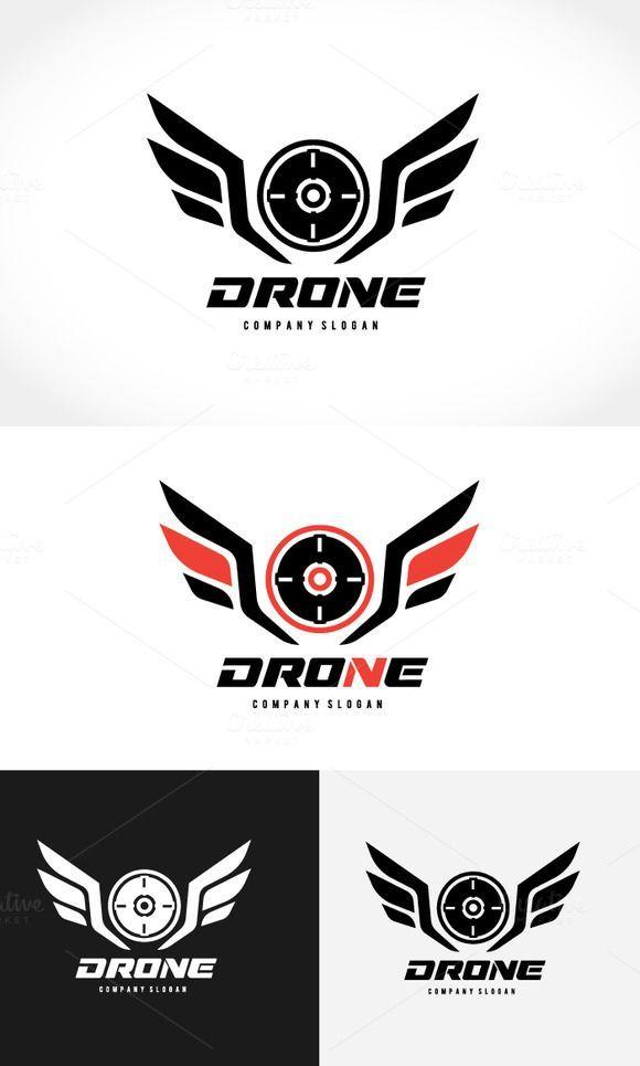 Birds Automotive Company Logo - Drone Logo by Super Pig Shop on Creative Market. Racing Drones