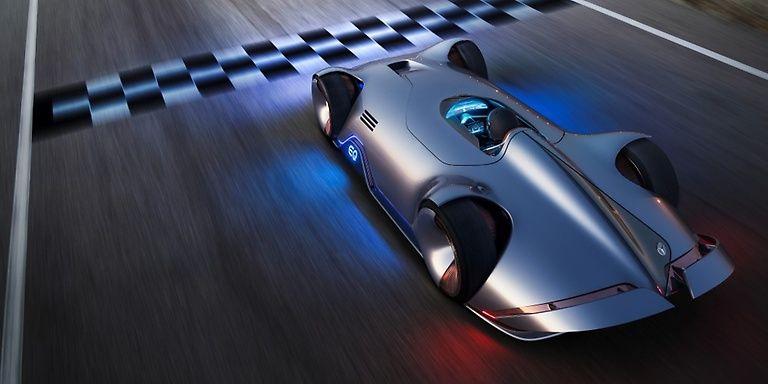 Two Silver Arrows Vehicle Logo - Vision EQ Silver Arrow: An emotive signpost to the future of design ...