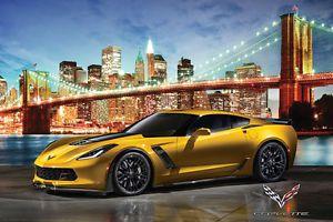 Cool Corvette Logo - CORVETTE Z06 NEW YORK NIGHT RIDE Autophile Profile Cool Car Wall ...