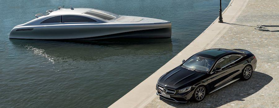 Two Silver Arrows Vehicle Logo - Powerboats and supercar | Here a Silver Arrow with a Mercedes heart