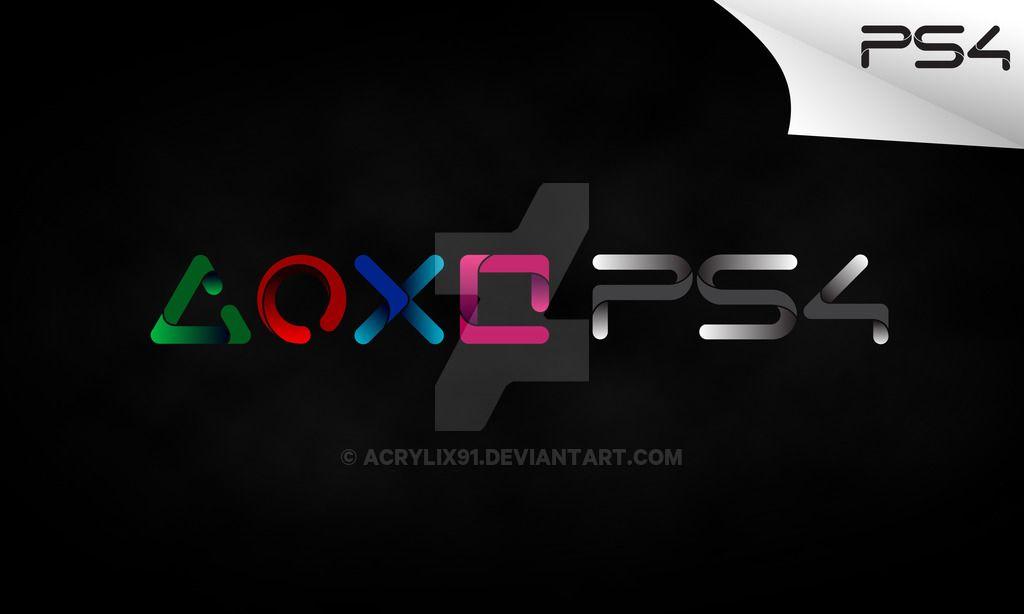 PS4 Logo - PS4 Logo Concept by Acrylix91 on DeviantArt