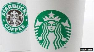Old Starbucks Logo - Starbucks drops its name and the word coffee from logo - BBC News