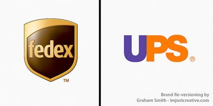 Fake FedEx Logo - Companies Swapped Logos (17 pics)