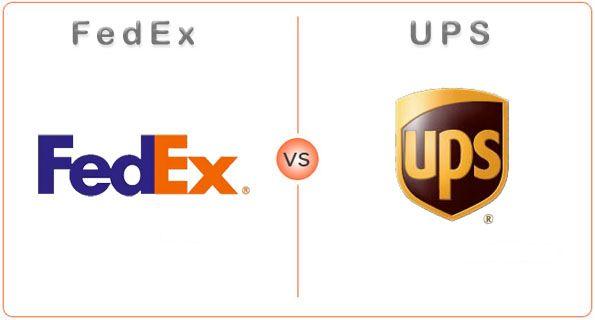 Ups Fedex Logo - FedEx vs. UPS - The Matchup - Shipping Service Comparison: FedEx vs. UPS