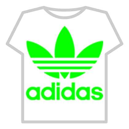 Green Adidas Logo - Neon Green Adidas Logo - Roblox