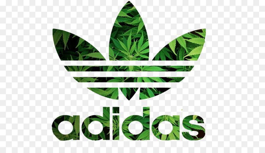 Green Adidas Logo - T-shirt Adidas Originals Cannabis Logo - weed png download - 1280 ...