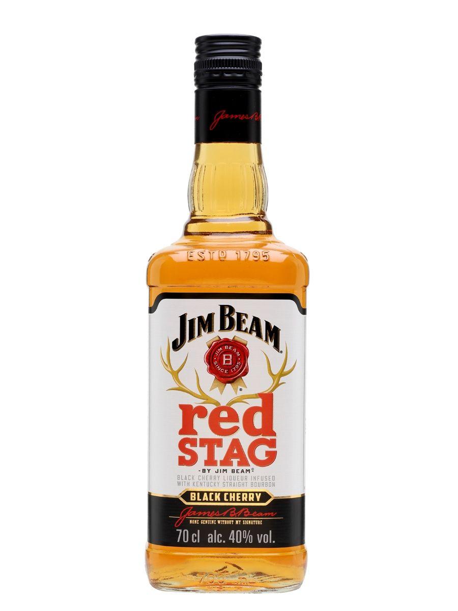 Whiskey W Red Logo - Jim Beam Red Stag - Black Cherry : The Whisky Exchange