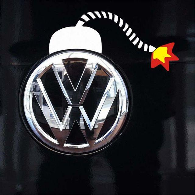 Funny VW Logo - 2018 New Limited Sticker Bomb Car Styling Accessories Automobiles ...