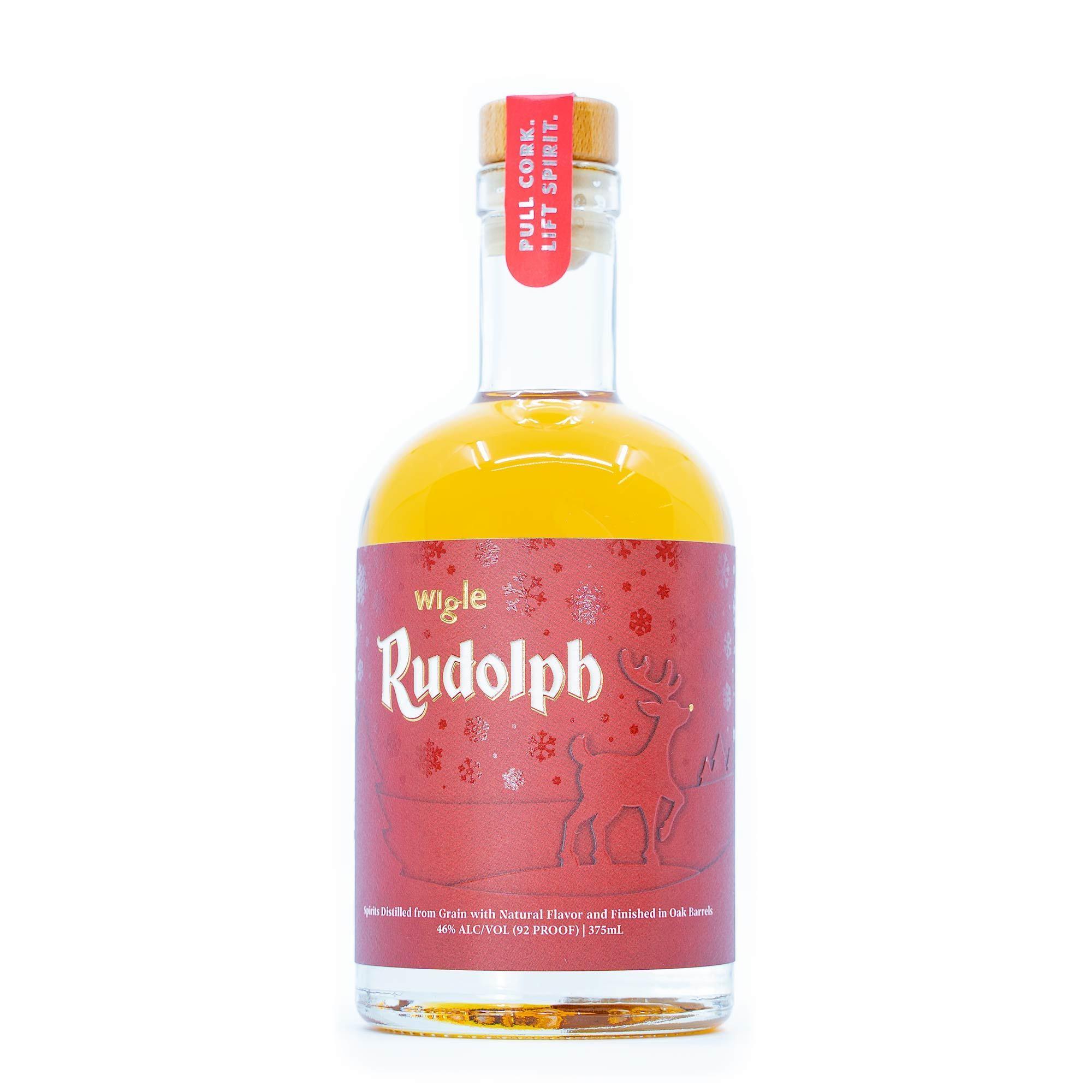 Whiskey W Red Logo - Rudolph Whiskey