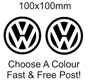 Funny Volkswagen Logo - VW Logo stickers volkswagen transporter beetle t3 t4 t5 Car van