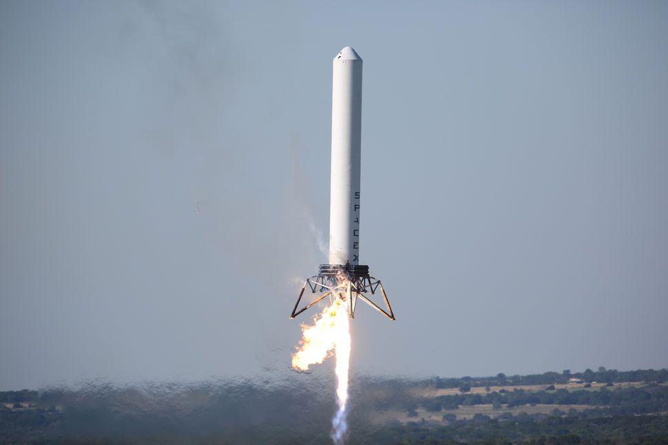 SpaceX Grasshopper Logo - Grasshopper Test Vehicle Launches In Mc Gregor TX | SpaceX