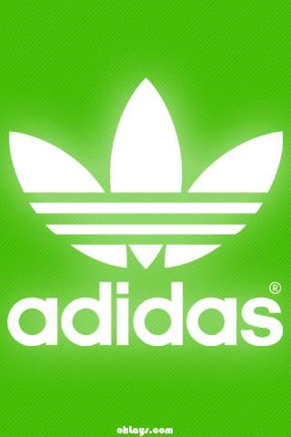 Green Adidas Logo - Green Adidas iPhone Wallpaper | #1184 | ohLays