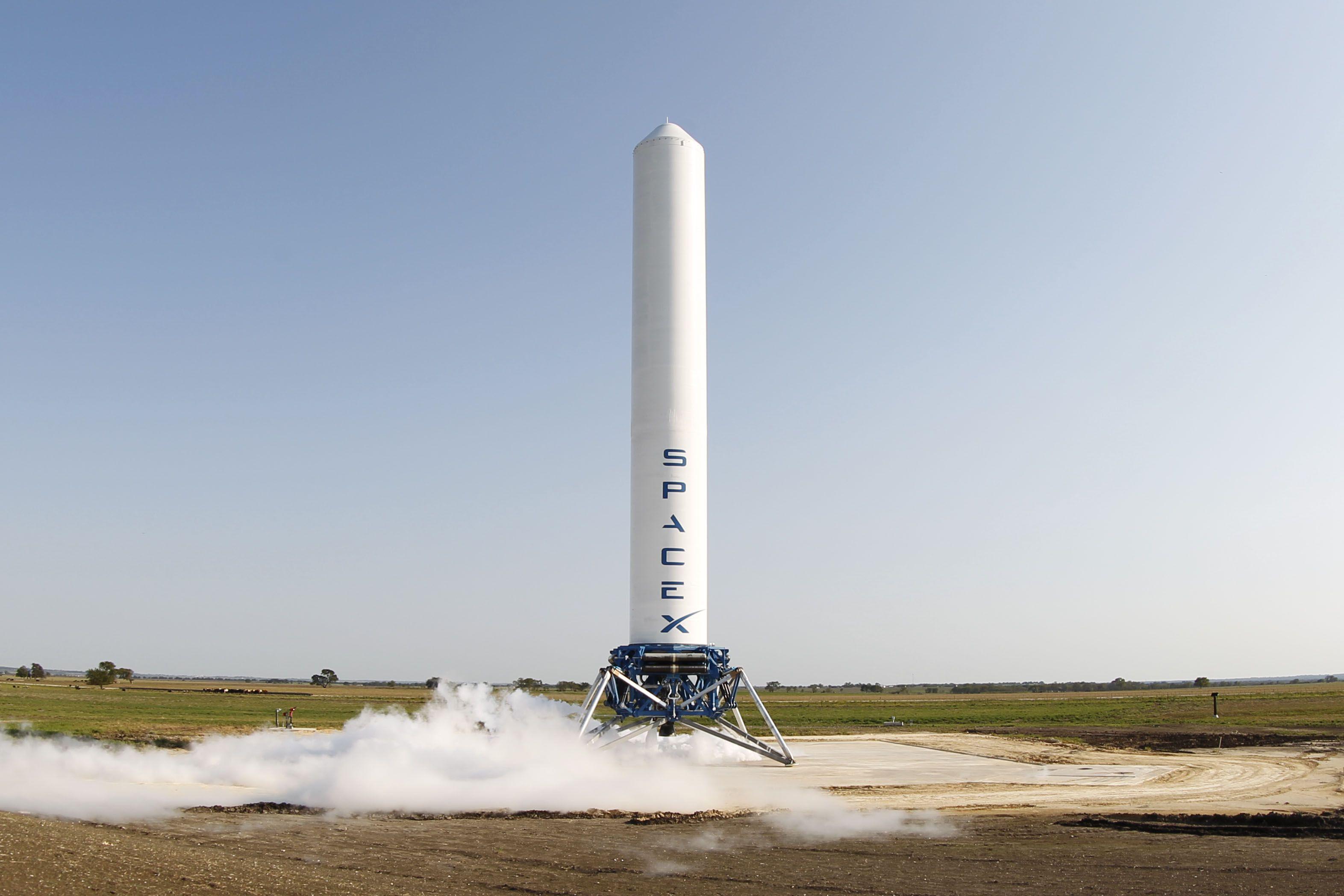 SpaceX Grasshopper Logo - Why SpaceX's reusable rocket failure is a step forward for business ...