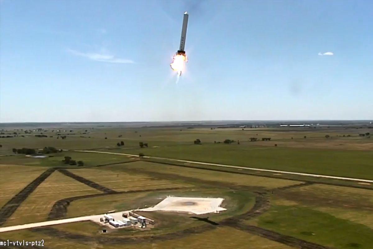 SpaceX Grasshopper Logo - SpaceX's 10-story tall Grasshopper rocket flies sideways in latest ...