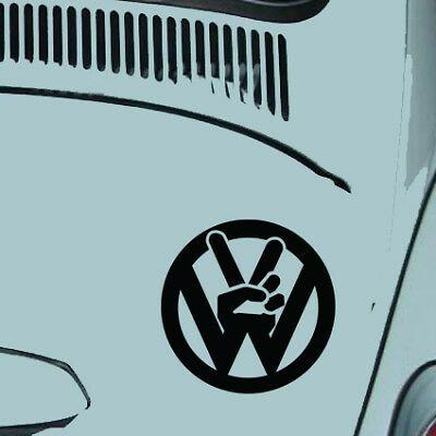 Funny Volkswagen Logo - VW VOLKSWAGEN LOGO Vinyl Decal Stickers Car Van Transporter Camper
