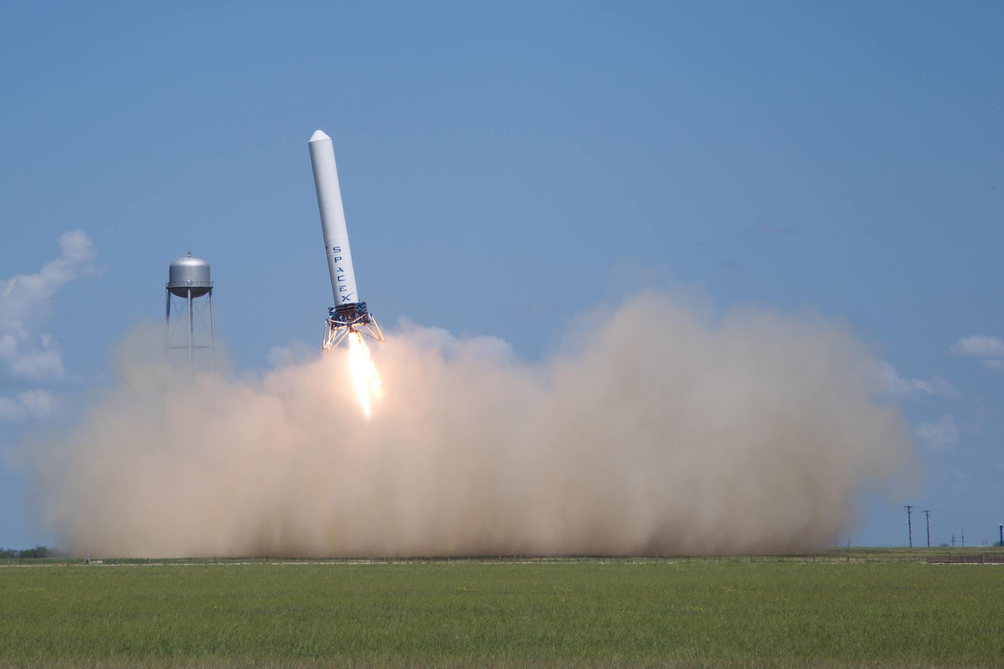 SpaceX Grasshopper Logo - SpaceX could launch rocket from Spaceport America in December ...