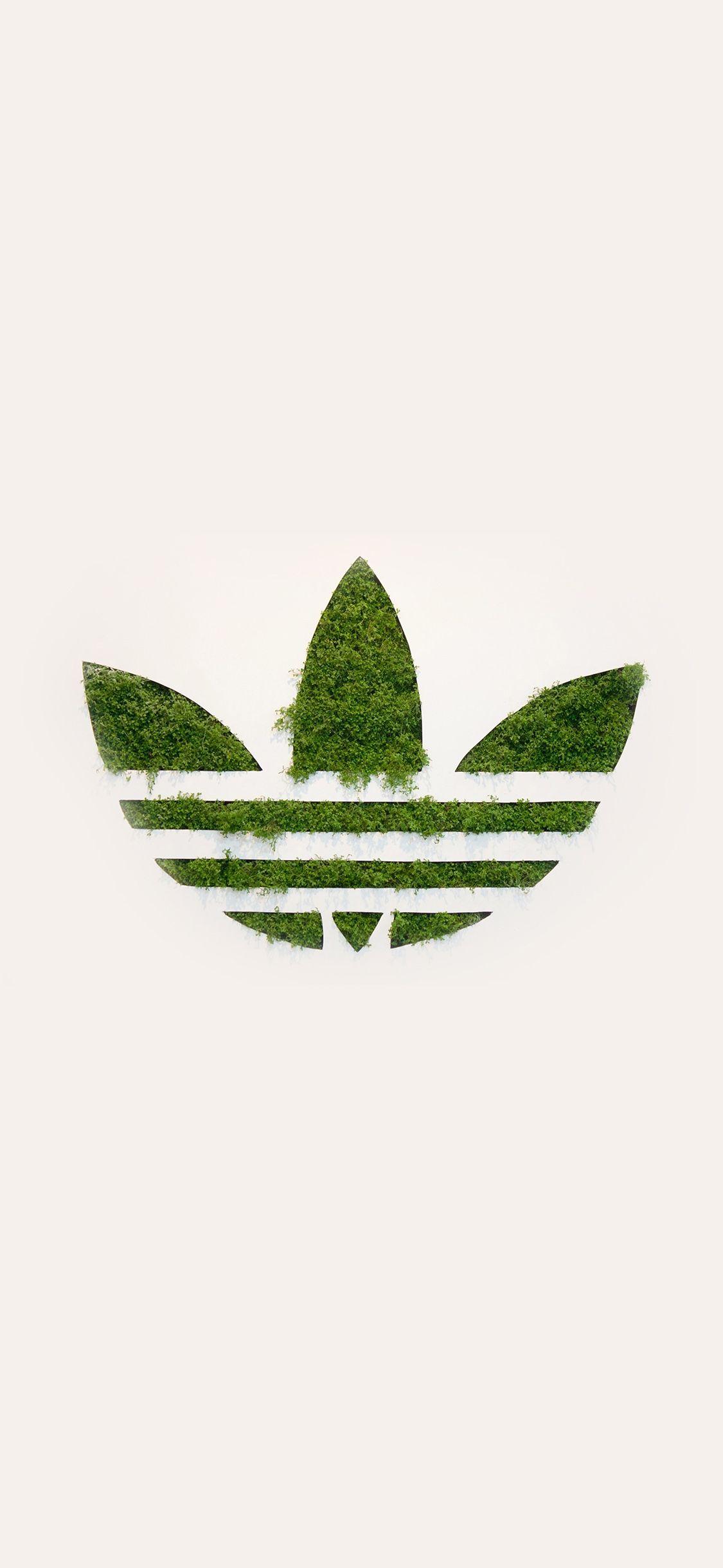 Green Adidas Logo - iPhoneXpapers - am59-adidas-logo-green-sports-grass-art