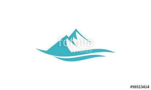 Lake and Mountain Logo - Abstract Mountain Lake Logo Stock Image And Royalty Free Vector