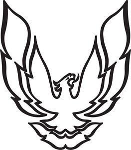 Pontiac Firebird Logo - Pontiac Firebird Trans Am Logo Bird Vinyl Decal Your Color Choice ...