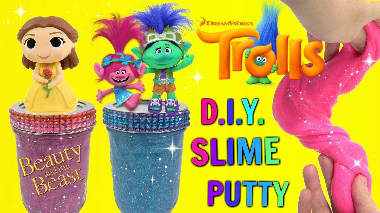Poppy Slime Logo - DIY Do It Yourself Poppy vs Belle Slime Recipes Kids Craft Activity ...