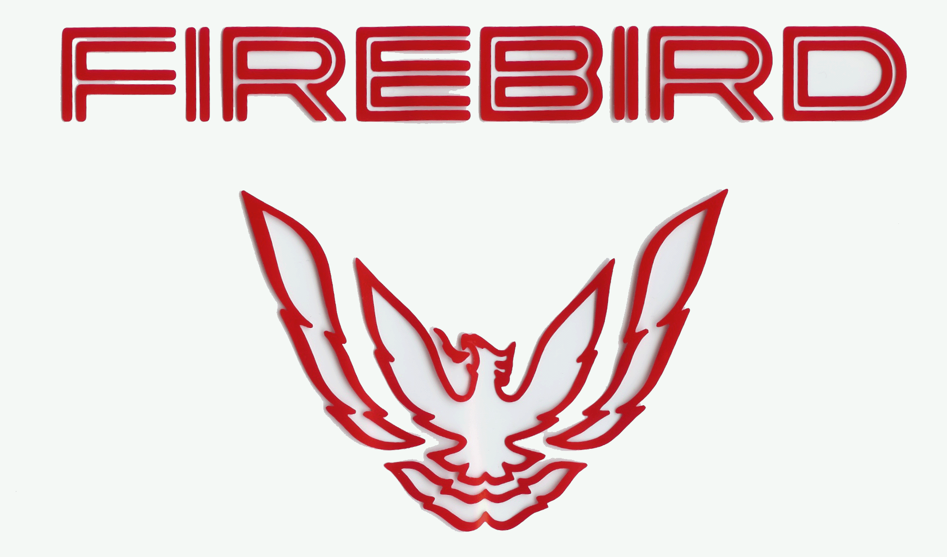 Pontiac Firebird Logo - 1993 - 1997 Firebird Rear Panel Decal Set