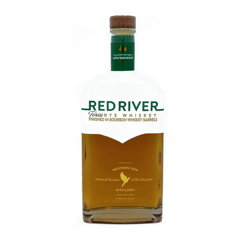 Whiskey W Red Logo - Red River Texas Rye Whiskey