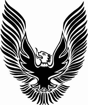 Pontiac Firebird Logo - PONTIAC FIREBIRD VINYL DECAL