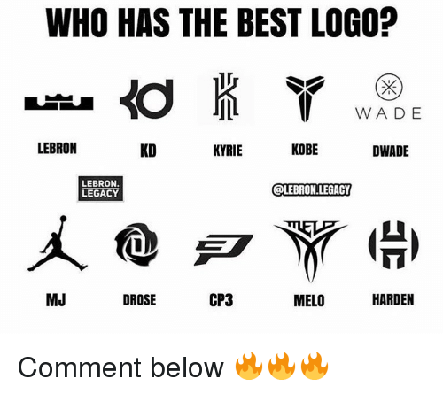 Kyrie Logo - WHO HAS THE BEST LOGO? WADE LEBRON KD KYRIE KOBE DWADE LEBRON LEGACY