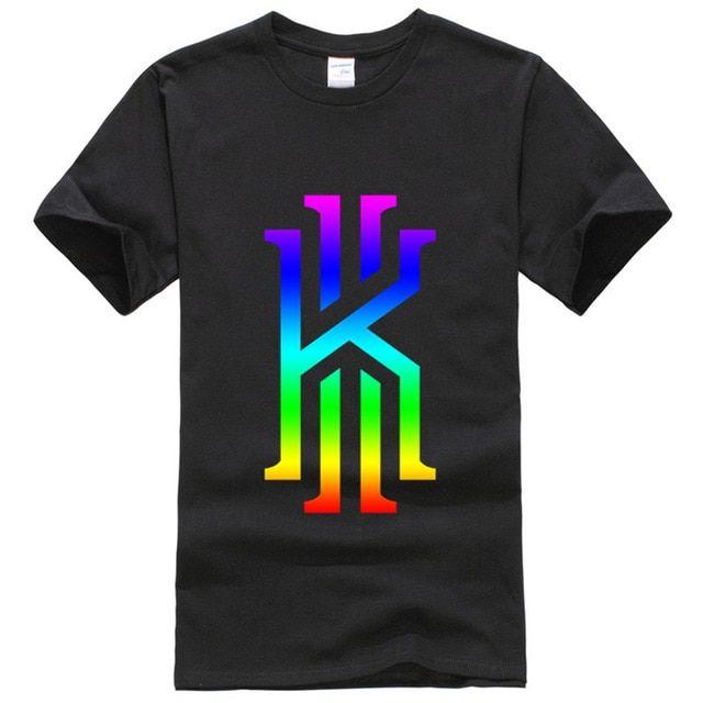 Kyrie Logo - Colorful Kyrie Irving Logo Tee Shirt for Men and Women Summer T