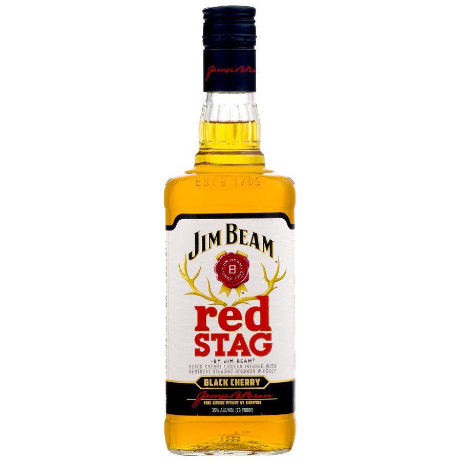 Whiskey W Red Logo - Jim Beam Red Stag Whiskey