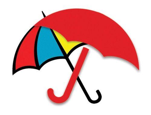 Umbrella Insurance Company with Logo - Logo. Insurance Company With Umbrella Logo: Modern Upmarket Industry ...