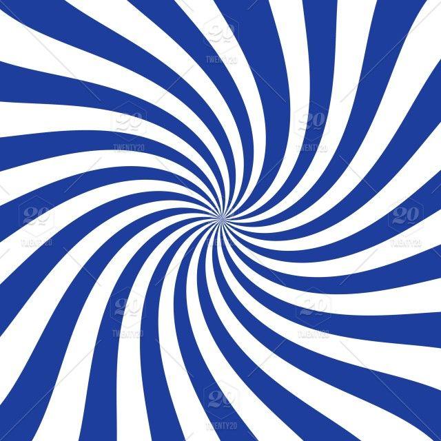 Striped White and Blue Background Logo - White and blue curved stripes ray burst style background, optical