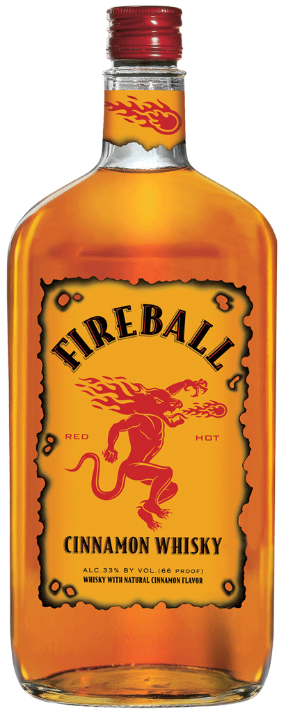 Whiskey W Red Logo - Fireball Red Hot Cinnamon Whisky - 447953 | Manitoba Liquor Mart