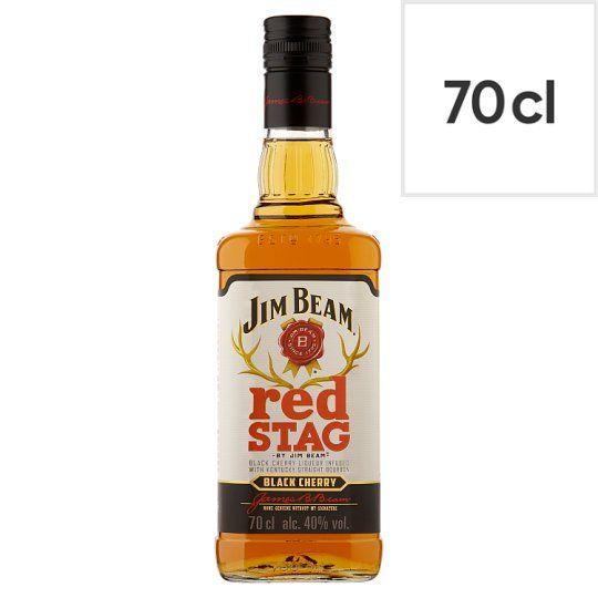 Whiskey W Red Logo - Jim Beam Red Stag Black Cherry 70Cl - Tesco Groceries