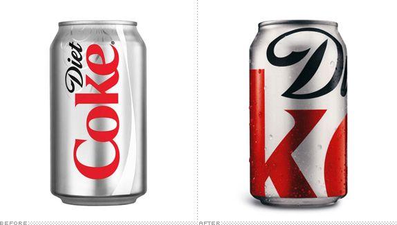 Diet Coke Logo - Brand New: Massive Diet Coke