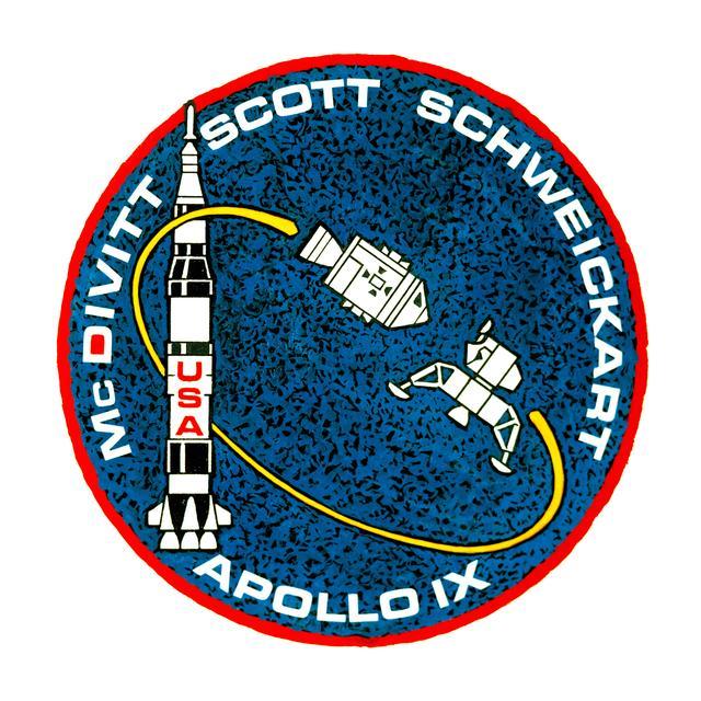 Small NASA Commander Logo - Emblem - Apollo 9 Space Mission | NASA Image and Video Library