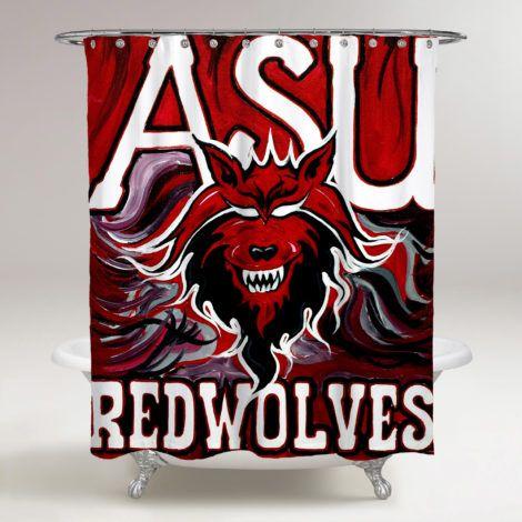 Asu Red Wolf Logo - ARKANSAS STATE RED WOLVES LOGO WOLVES ASU WALLPAPER RED BACKGROUND ...