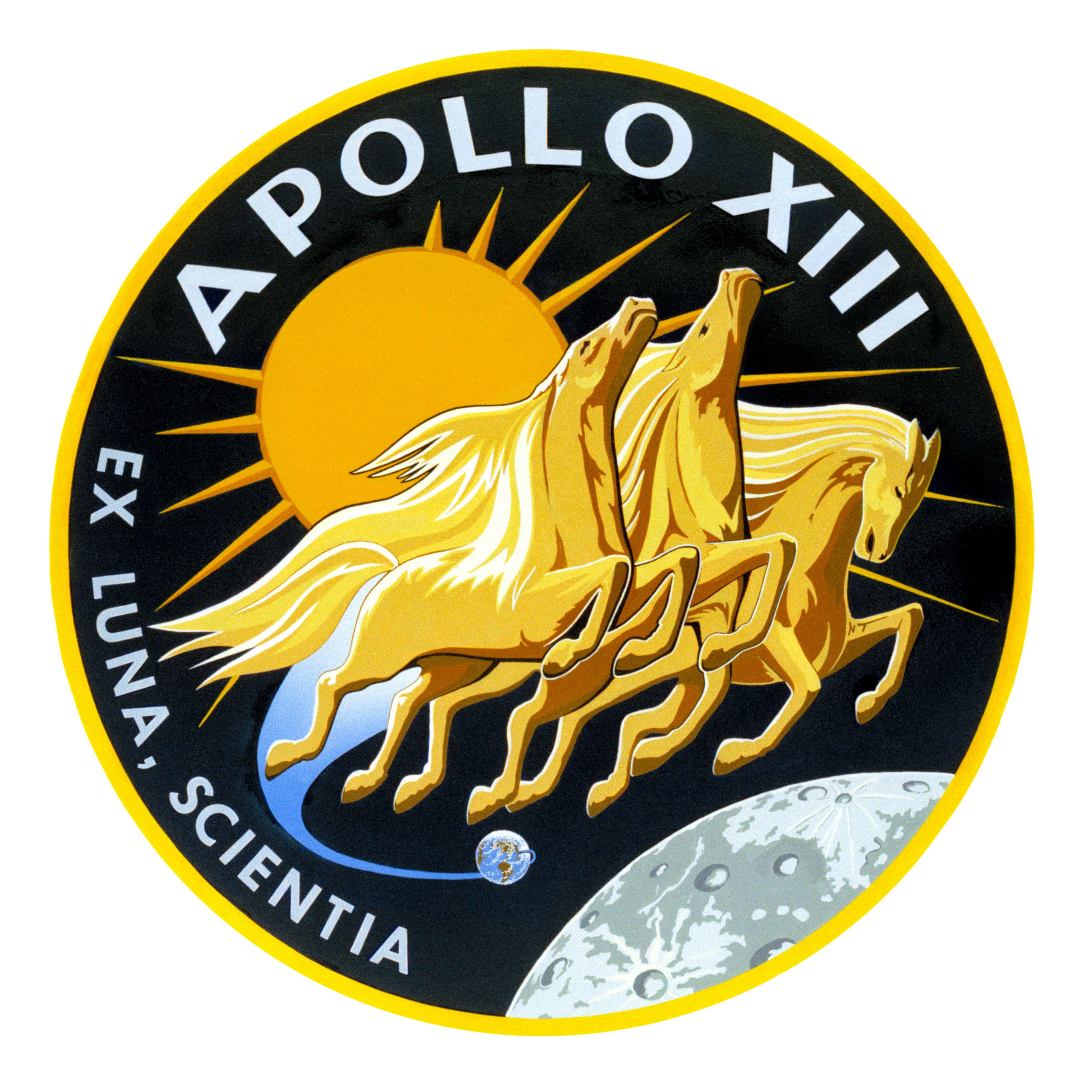 Small NASA Commander Logo - Apollo 13