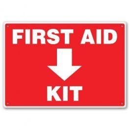 First Aid Kit Logo - First Aid Kit Sign. First Aid Signs. First Aid Kit Location Sign