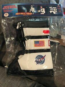 Small NASA Commander Logo - Get Real Gear NASA Space Shuttle Commander Astronaut Boots Size