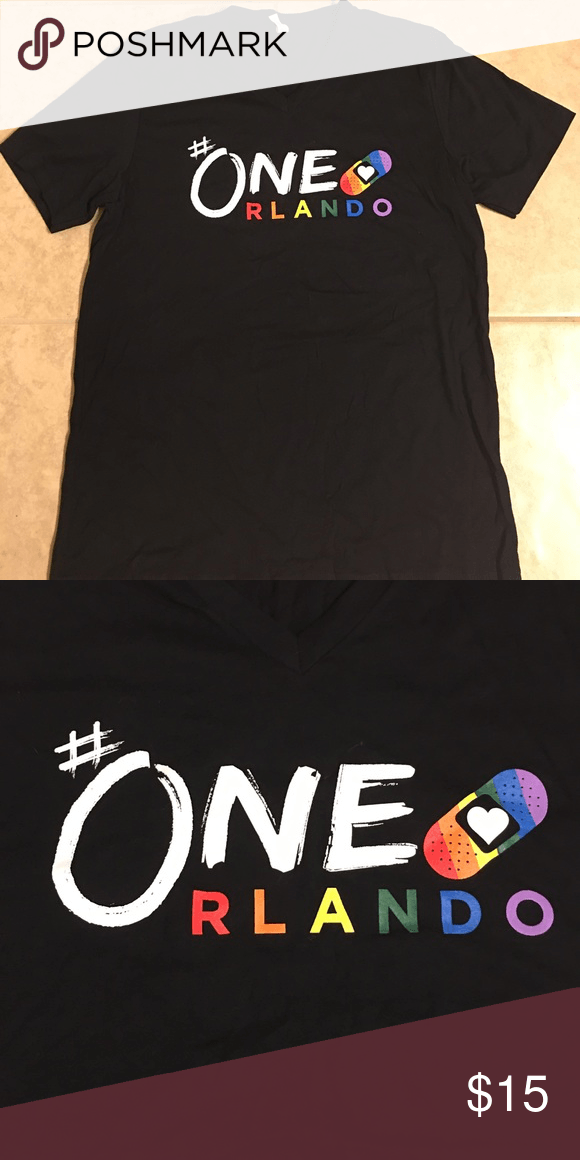 Black V and L Logo - Men's V-neck Orlando Pride Pulse T-Shirt L | My Posh Picks | Fashion ...
