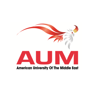 Middle Eastern Red Logo - American University of the Middle East