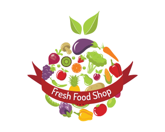 Food Shop Logo - Fresh food store Designed by dalia | BrandCrowd