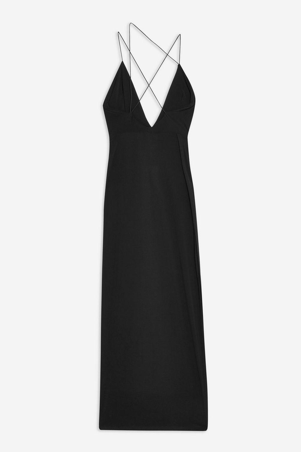Black V and L Logo - Black V Plunge Strappy Dress by CLUB L - Clothing- Topshop