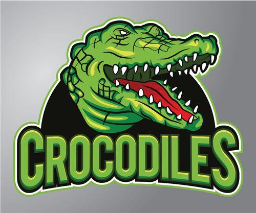 Crocodile Sports Logo - Crocodiles logo vector material free download