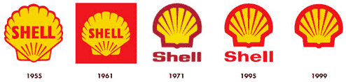 Red and Yellow Seashell Logo - Royal Dutch Shell company and the history behind the Shell logo