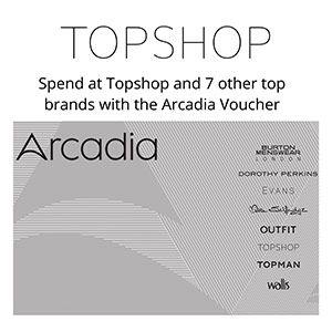 Topshop Logo - Topshop Vouchers & Gift Cards. Arcadia Group. Order up to £10k