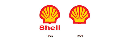 Red and Yellow Seashell Logo - Shell logo evolution | Logo Design Love
