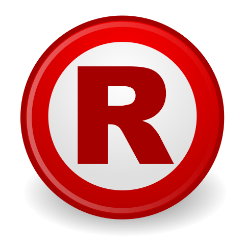 Red R Logo - Copyright Symbol R PNG Image | PNG All
