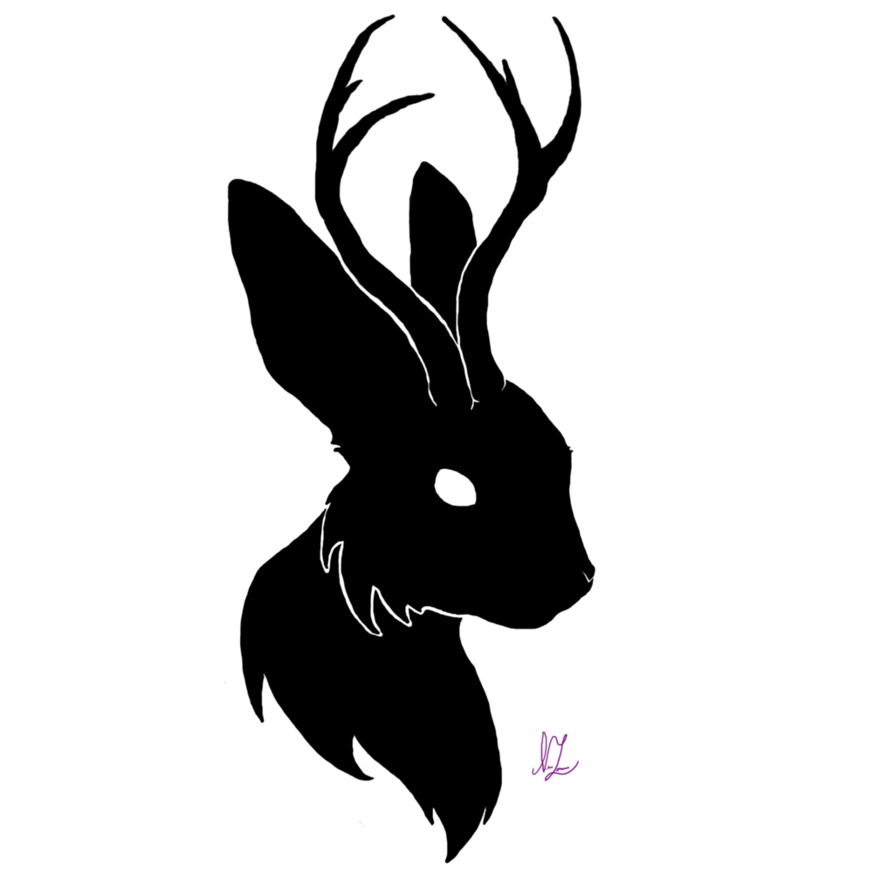 Jackalopes Silhouette Logo - List of Synonyms and Antonyms of the Word: jackalope silhouette